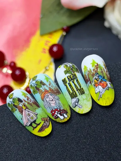 Пластина для стемпинга ENIGMANIC Stamping №039 Russian Style