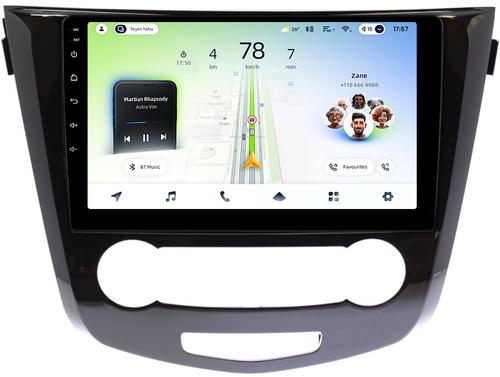 Магнитола для Nissan Qashqai J11 2014-2022 (кондиционер) - Teyes CC4L-DTS монитор 10.1" IPS, Android 14, Быстрая, Snapdragon 662, CarPlay, 4G SIM-слот