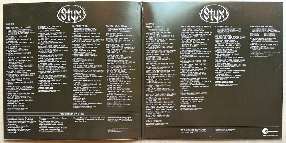 Styx ‎– The Grand Illusion (США 2011г.)