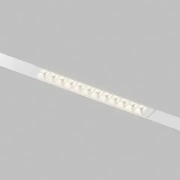 Трековый линейный светильник 9W 3000К DK8101-WH белый Simple Grill Smart Denkirs