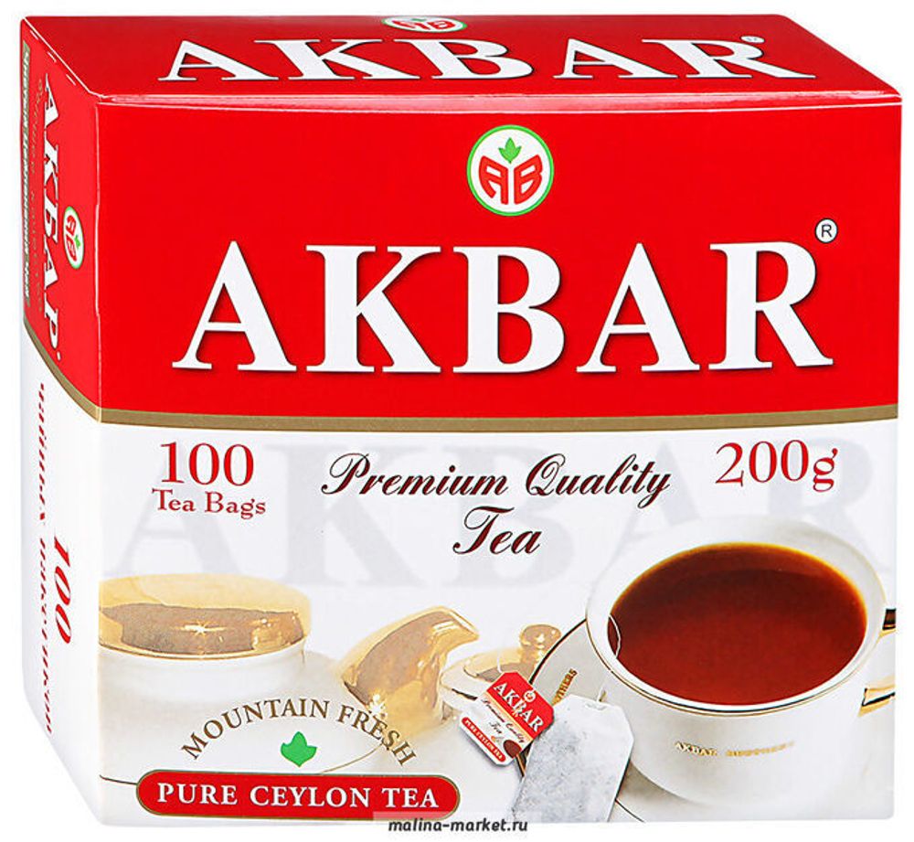 Чай Акбар 100 пак