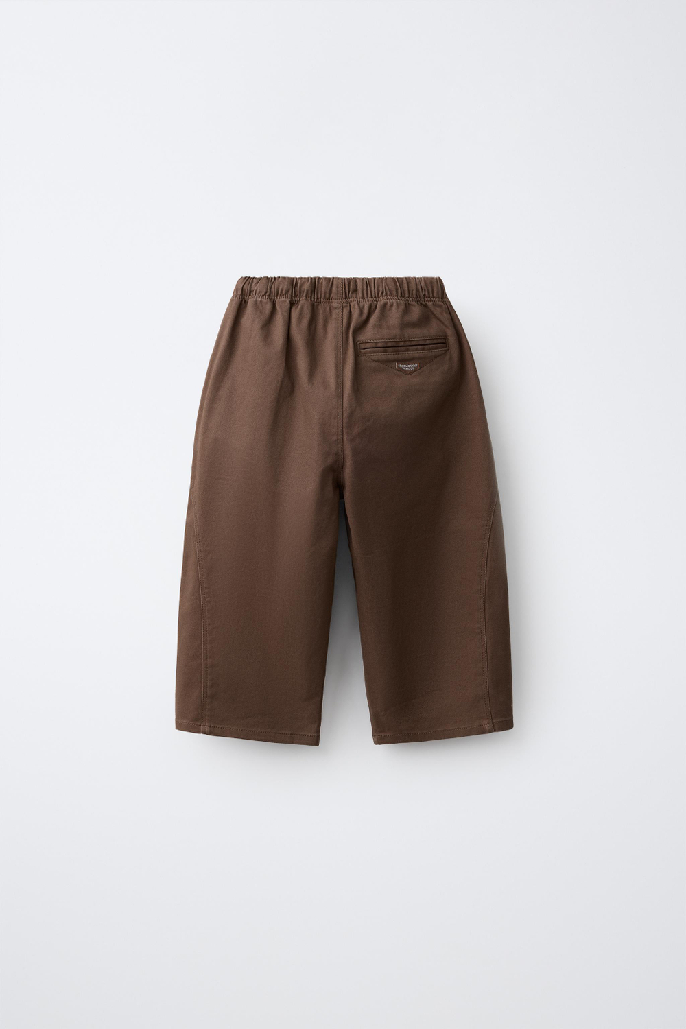 ZARA БРЮКИ BAGGY, КОРИЧНЕВЫЙ
