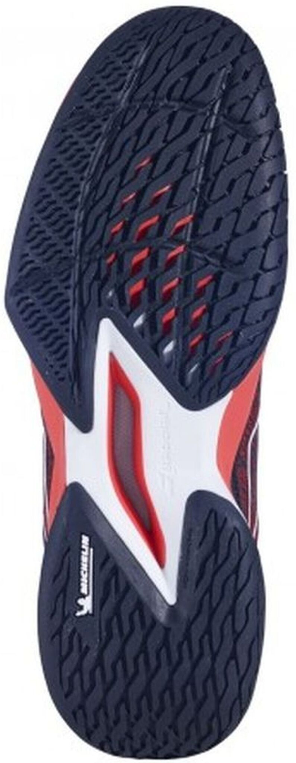 Мужские теннисные кроссовки Babolat Jet Mach 3 All Court Men - black/poppy red