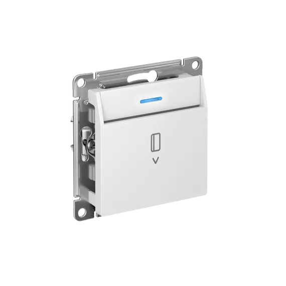 Выключатель карточный с подсветкой, без задержки отключения Systeme Electric AtlasDesign Лотос ATN001314