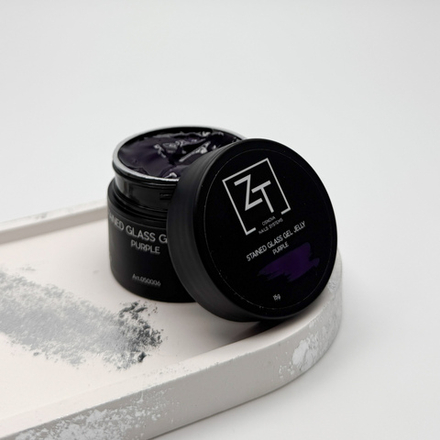 TZ Витражный гель желе "Purple" 15 гр.
