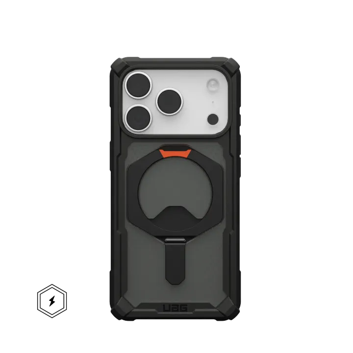 UAG Plasma XTE with MagSafe Series Case for Apple iPhone 17 Pro Black/Orange (Чёрный)