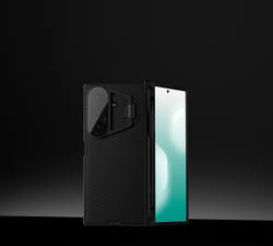 Чехол от Nillkin на Samsung Galaxy Fold 7, серия CamShield Prop Case (версия с прозрачной крышкой объектива и встроенным стилусом)