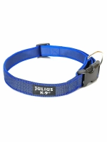 JULIUS-K9 Ошейник для собак Color & Gray (27-42/2 см) сине-серый