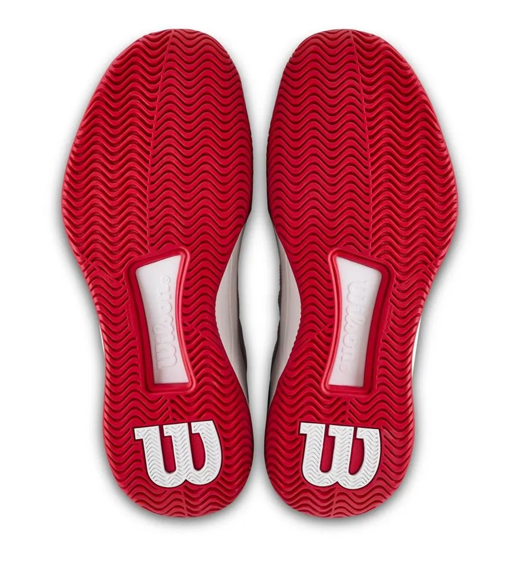Женские теннисные кроссовки Wilson Intrigue Tour CTC - bright white/wilson red/black