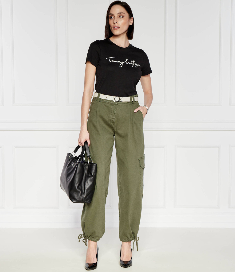 Футболка REG C-NK SIGNATURE Tommy Hilfiger - черный(WW0WW41674)