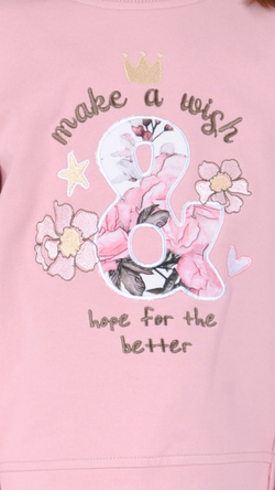 Свитшот трикотажный для девочки 4-8 лет Fleur de Vie