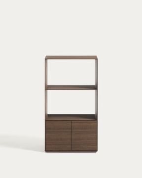 Стеллаж Visala с 1 открытой полкой из шпона ореха, 60 x 106 см