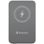 Портативный аккумулятор Verbatim Charge‘n’Go Power Bank 10000 мАч с беспроводной зарядкой, серый