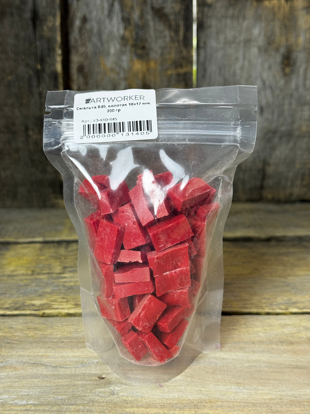 Смальта R45, колотая 10х17 мм, 200 гр