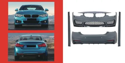 Обвес переделка для BMW 4 серии F32 F33 2013-2019 в M4 F82 F83 2014 - 2020 БМВ