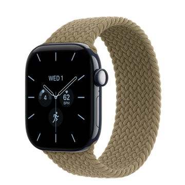 Умные часы Apple Watch Series 12 GPS + Cellular 42mm Nightblue Ceramic Case with Olive Braided Solo Loop 1