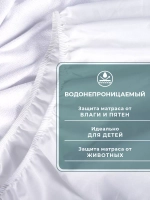 Наматрасник 160х200 непромокаемый мулетон