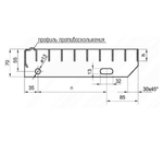 ТМС Ступень прессованная 600х240 (гор.цинк) 33×33 30×2