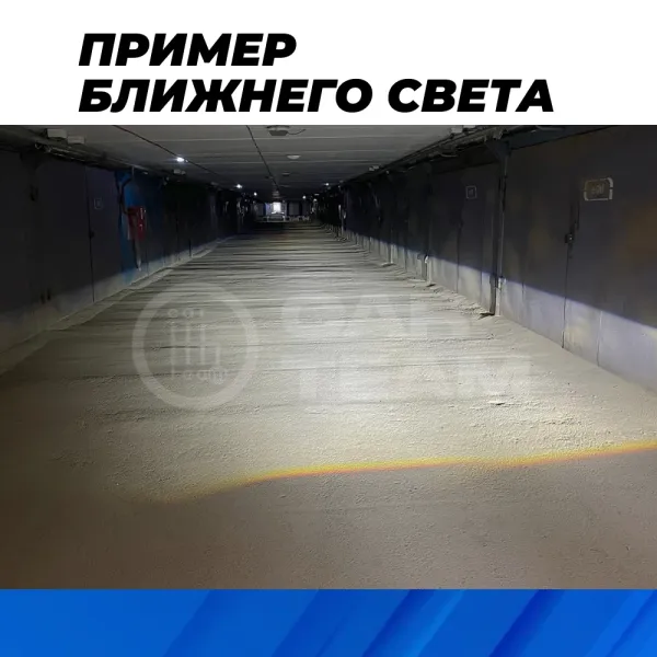 Фары Лада Приора передние 4 би линзы с дьявольскими глазками, черная маска