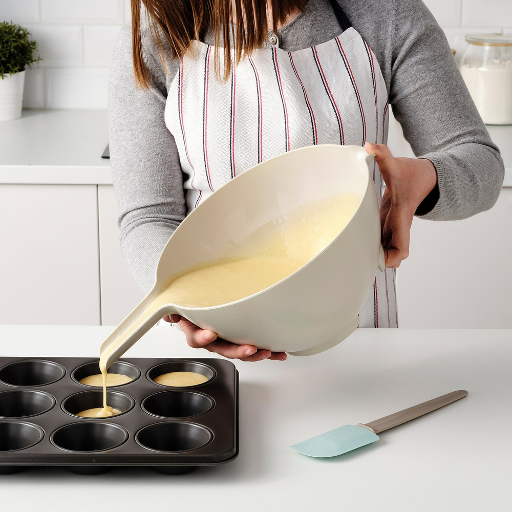 IKEA VISPNING  (ИКЕА ВИСПНИНГ)  -  Миска для смешивания - бежевая 3.0 л