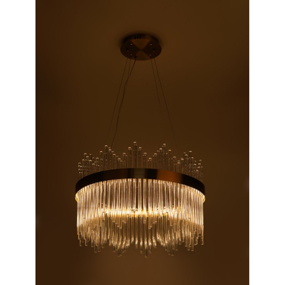 Люстра Rivoli Gwen 6192-201 подвесная светодиодная LED 3000-6300К 112 Вт с пультом | Rivoli