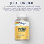 Solaray, Women's Golden Multivitamin, 90 капсул