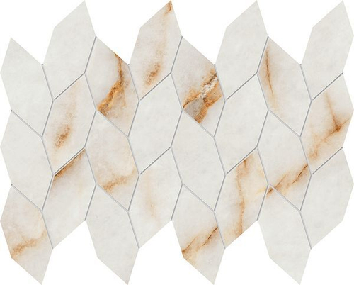 Мозаика/Керамогранит ATLAS CONCORDE MARVEL DIVA Ice Crystal Mosaico Twist Lappato 27,6x35 AYD7 глянц.
