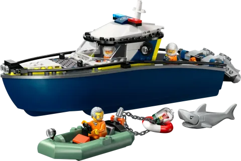 Конструктор LEGO City 60456 Погоня за полицейским катером