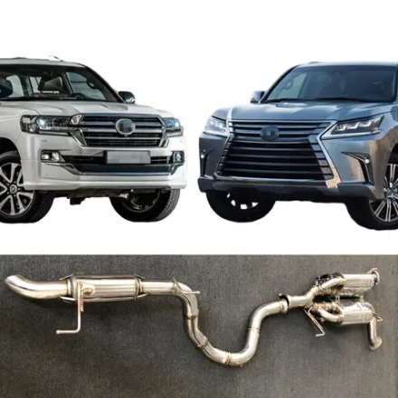 Выхлопная система с заслонками для Lexus LX 570 LAND CRUISER LC 200