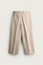 БРЮКИ СО СКЛАДКАМИ RELAXED FIT — ZARA