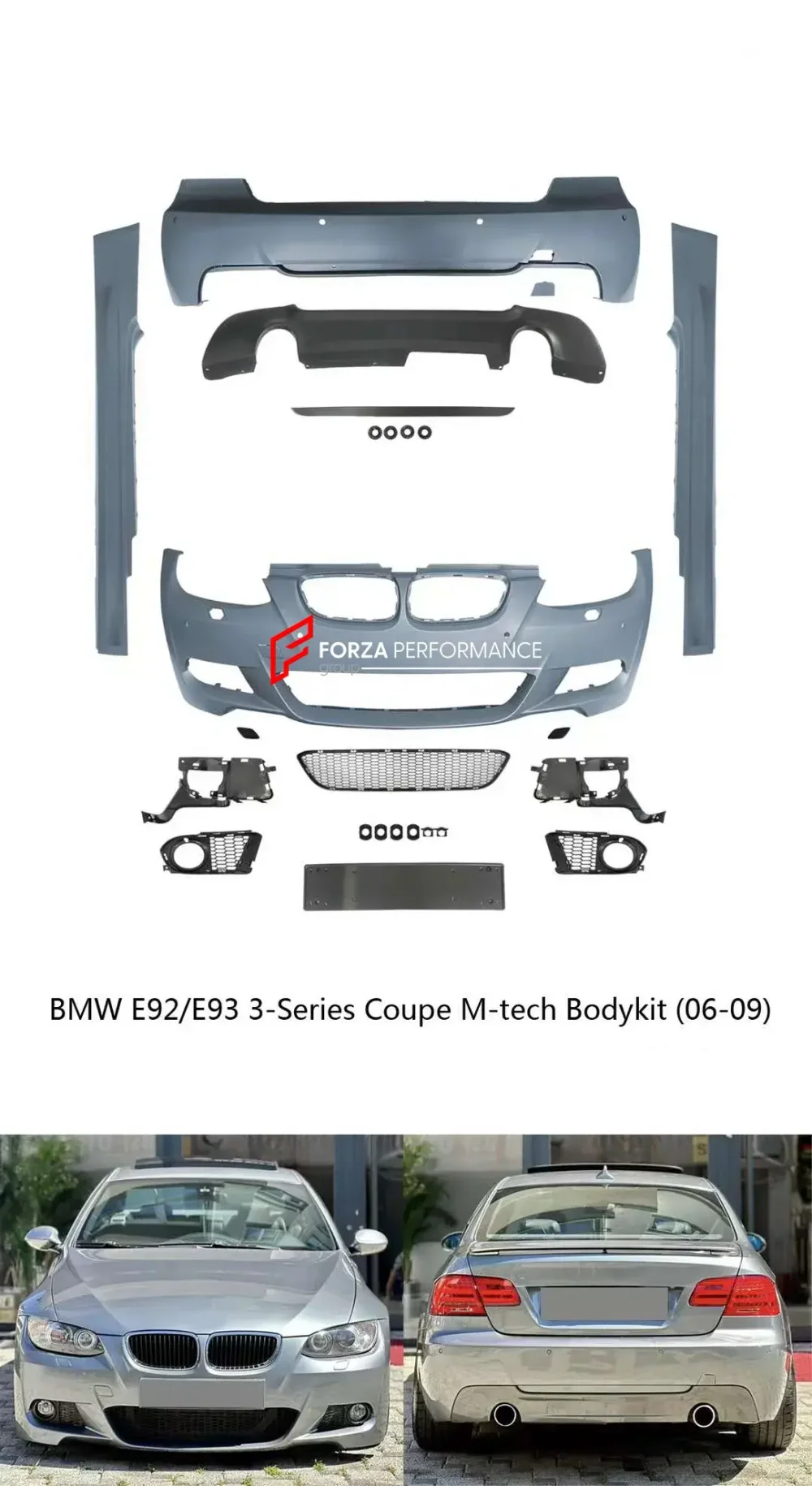 Обвес в стиле М-пакет для BMW 3 серии E92 E93 2006-2009 БМВ