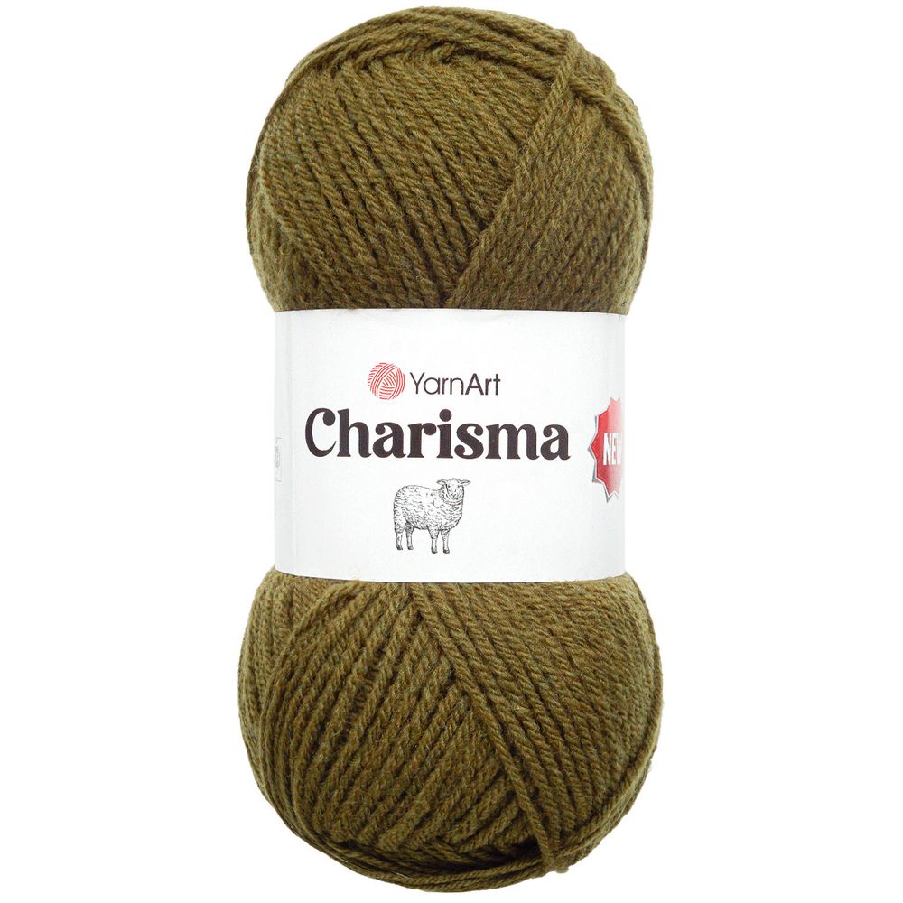 Пряжа YarnArt (ЯрнАрт) Charisma / уп.5 мот. по 100 г, 200м, 530 болотный