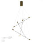 4369/40L HIGHTECH ODL23 267 полированное золото/акрил с пузырьками Подвесной св-к IP20 LED 30W 3000K 1050Лм SPARKY