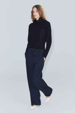 ZARA БРЮКИ С ПОЛОСАМИ ПО БОКАМ — ZW COLLECTION, МОРСКОЙ СИНИЙ