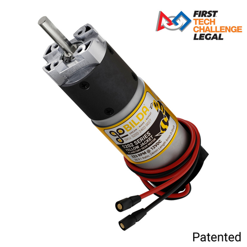 5202 Series Yellow Jacket Planetary Gear Motor (26.9:1 Ratio, 24mm Length 6mm D-Shaft, 223 RPM, ⌀36mm Gearbox, 3.3 - 5V Encoder)