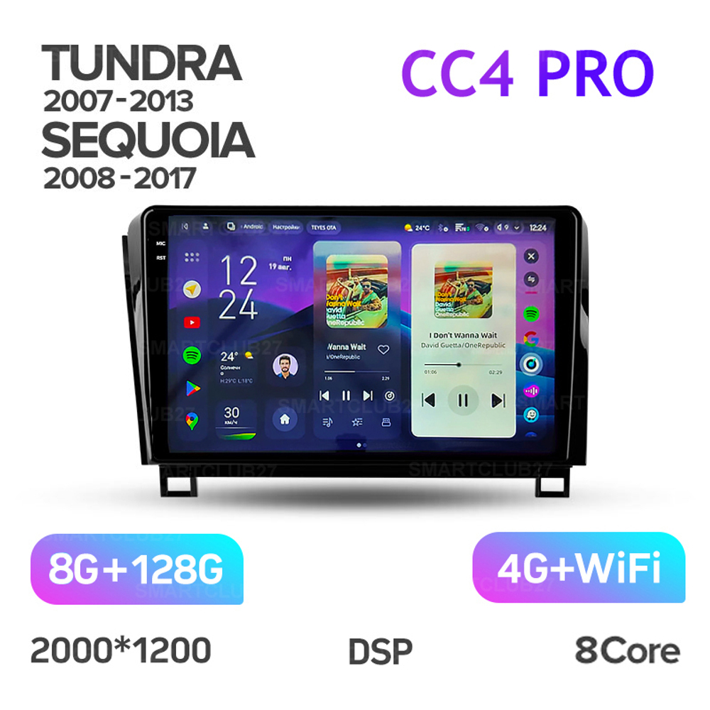 Teyes CC4 Pro 10,2" для Toyota Tundra, Sequoia 2007-2013