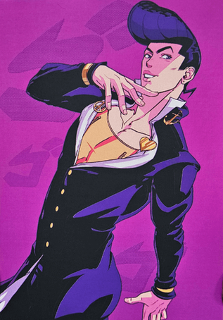 Открытка "JoJo's Bizarre Adventure Josuke"