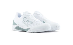 Теннисные кроссовки EA7 Unisex Woven Sneaker - white/abyss