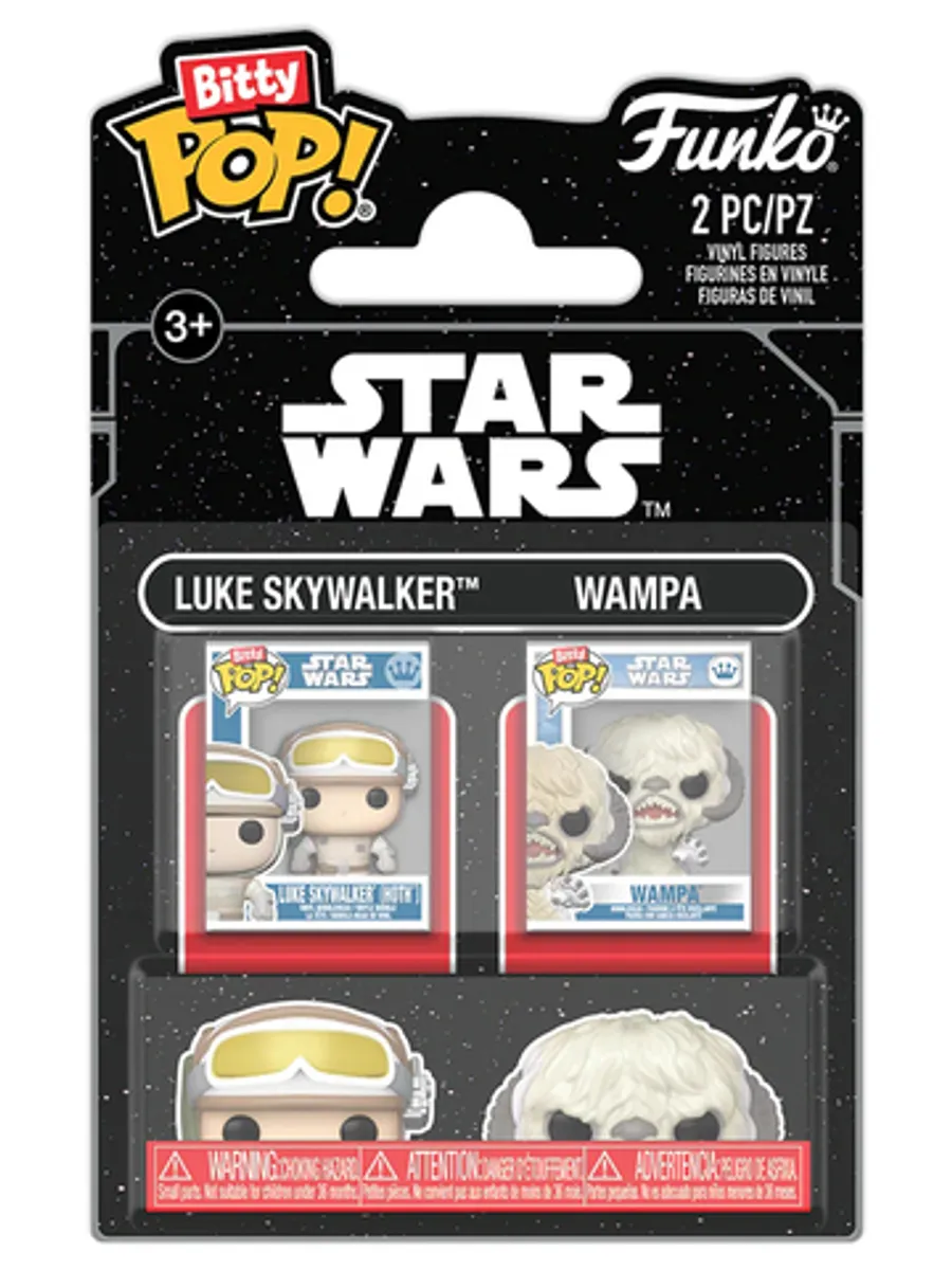 Funko Bitty POP! Star Wars: Luke Skywalker and Wampa (2 pack)