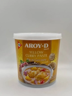 Паста карри желтая Aroy-D натуральная тайская
