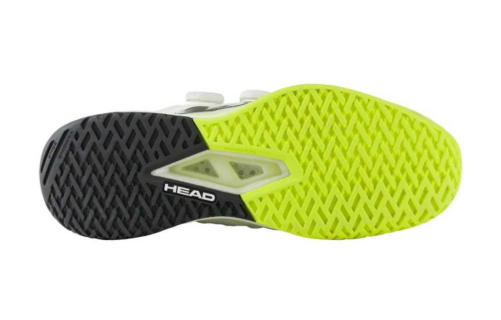 Мужские теннисные кроссовки Head Endure BOA Pro - white/yellow