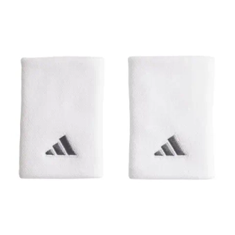 Напульсник теннисный Adidas Long Wristband (OSFM) 2P - white/iron metallic