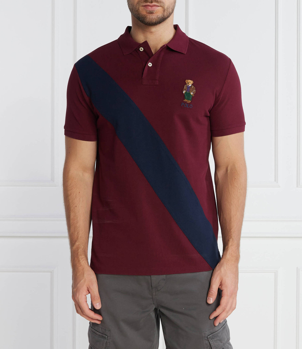Поло POLO RALPH LAUREN - бордовый(710878637)