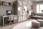 Стол письменный С1 LIBERTY PINK (Либерти пинк)