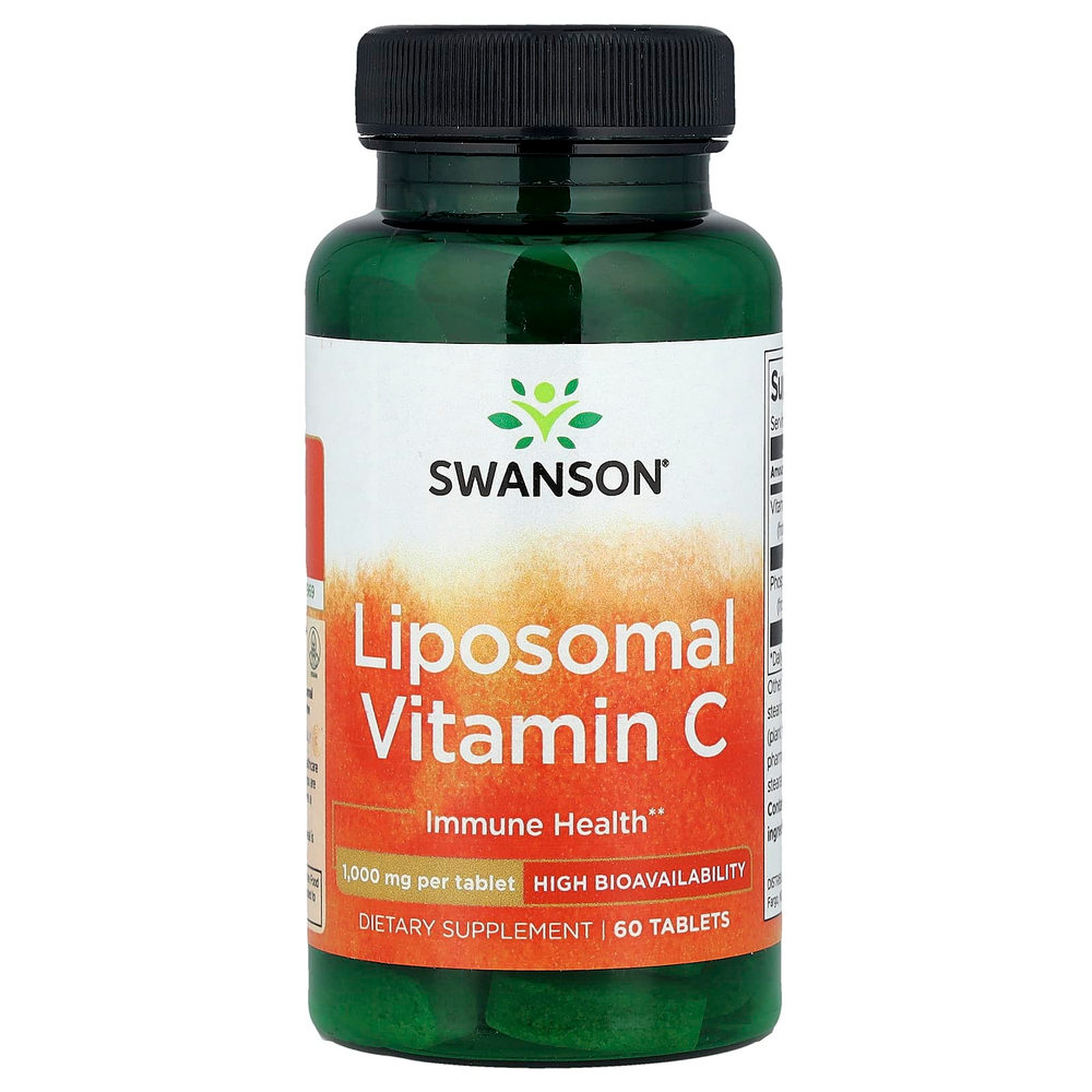 Swanson Vitamins, липосомальный витамин C, 60 таблеток
