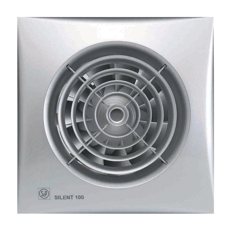 Накладной вентилятор Soler Palau SILENT-100 CHZ SILVER