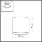 Накладной светильник Odeon Light HIGHTECH 7129/8CL