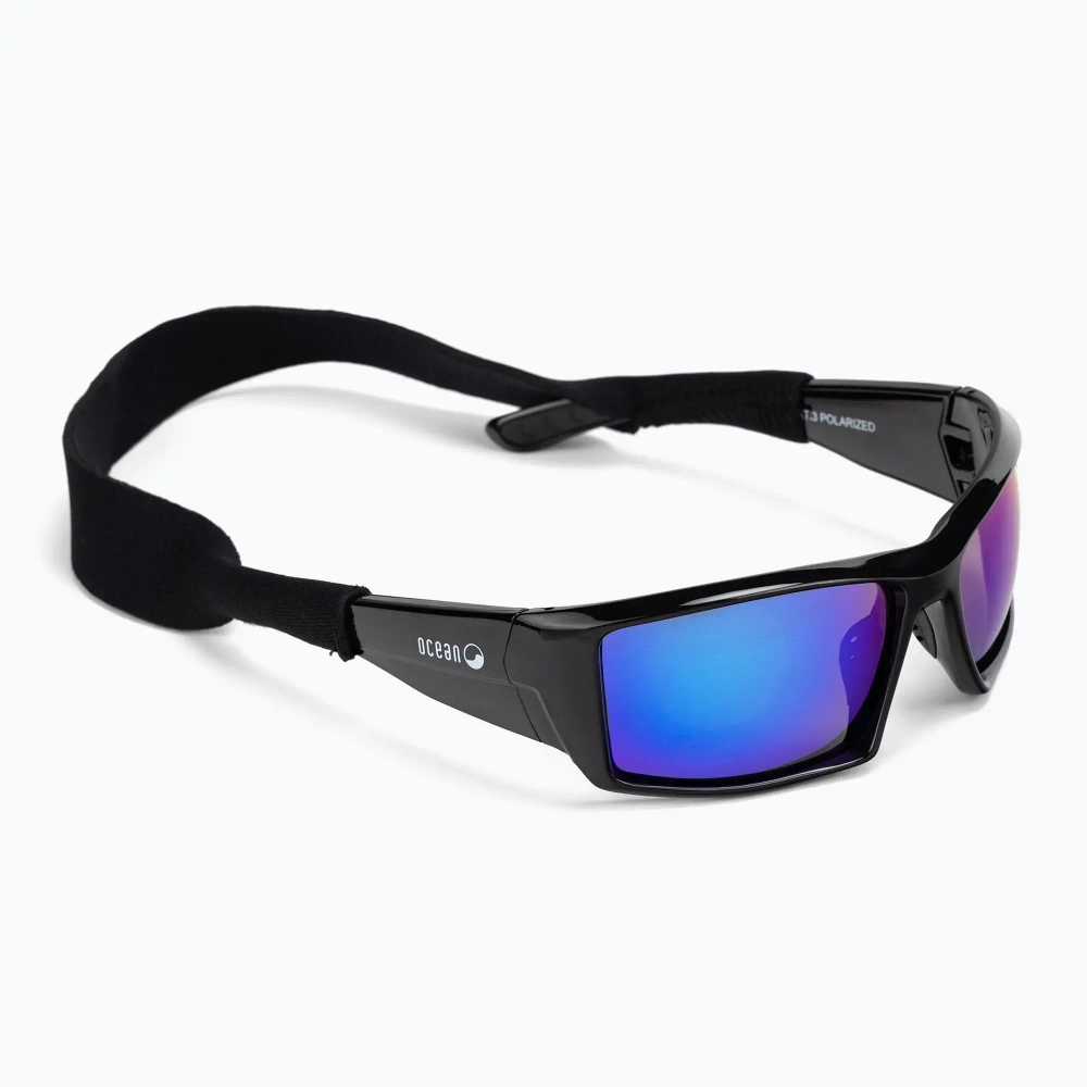 Спортивные очки OCEAN Aruba Black / Revo Blue Polarized lenses