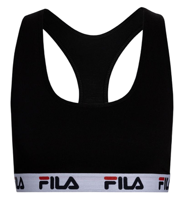 Топ для девочки теннисный Fila Girl Bra 1P - черный