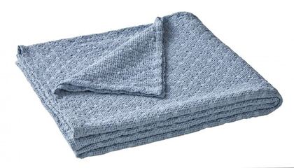 Покрывало EVEREST CELESTE пике Blanc des Vosges 180x260 Голубой